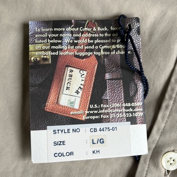 CUTTER & BUCK AUDI LONG SLEEVE BUTTON DOWN - Picture 3 of 6